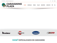 Tablet Screenshot of caravaningplaza.com